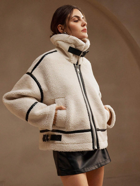 Renee | Women's Oversized Sherpa Jacket