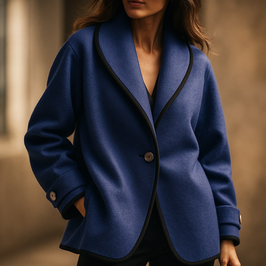 Serena | Women's Single-Breasted Trim Coat
