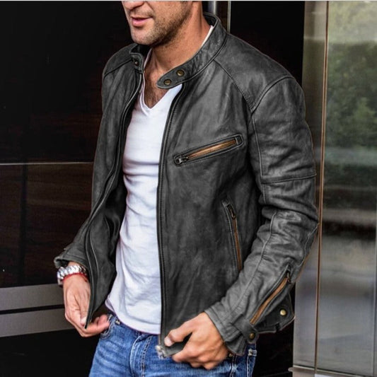 Will | Men's Slim Fit Faux Leather Jacket