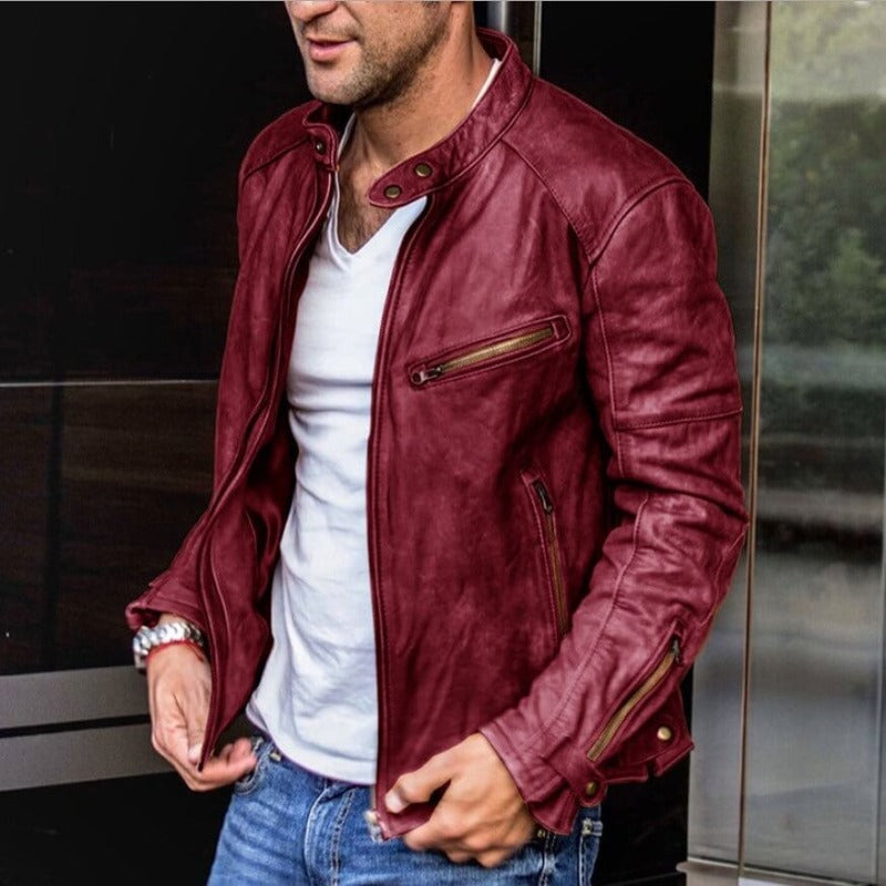 Will | Men's Slim Fit Faux Leather Jacket