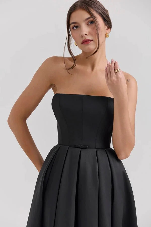 Aneri | Strapless Corset Midi Sundress