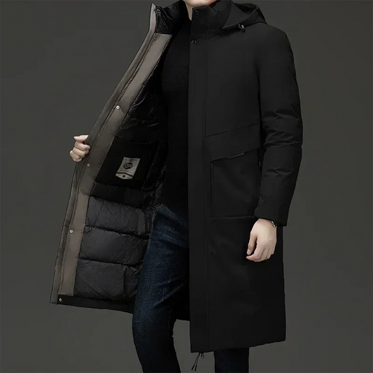 Jim | Men's Hooded Long Coat