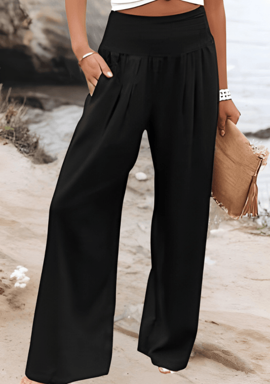 Susan | Women's Wide Leg Flowing Beach Pants