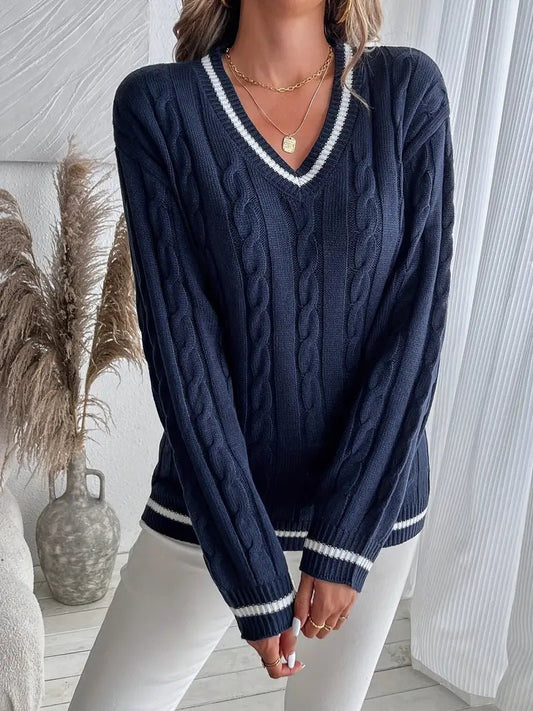 Amelie | Cable Knit Sweater