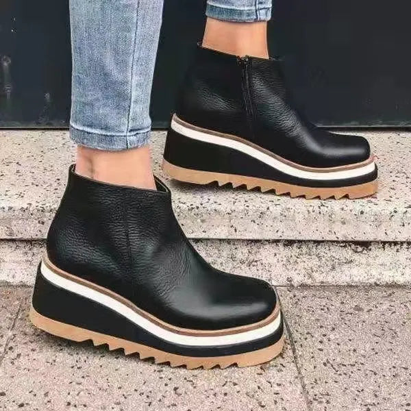 Carly | Women's Orthopedic Leather Boots