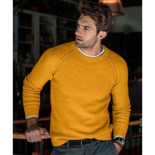 Troy | Men's Crew Neck Knit Sweater