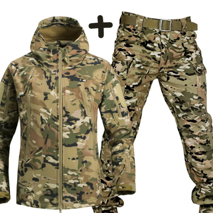 Timothy | Men's Tactical Hooded Jacket and Cargo Pants Set