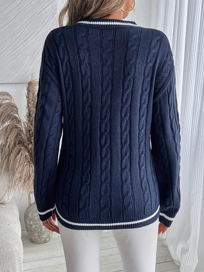Amelie | Cable Knit Sweater