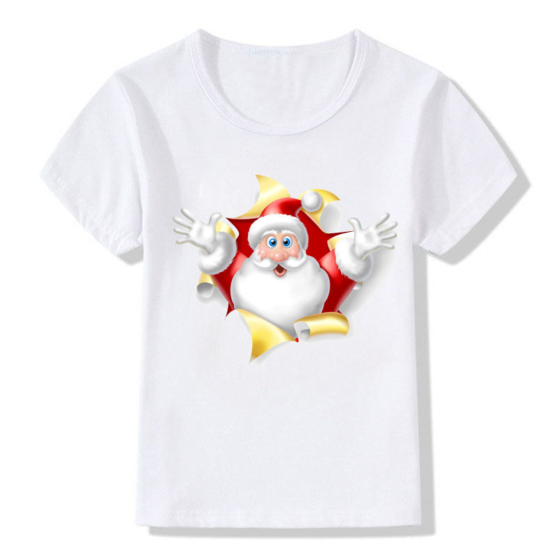 Bethany | Christmas T Shirt White Round Neck