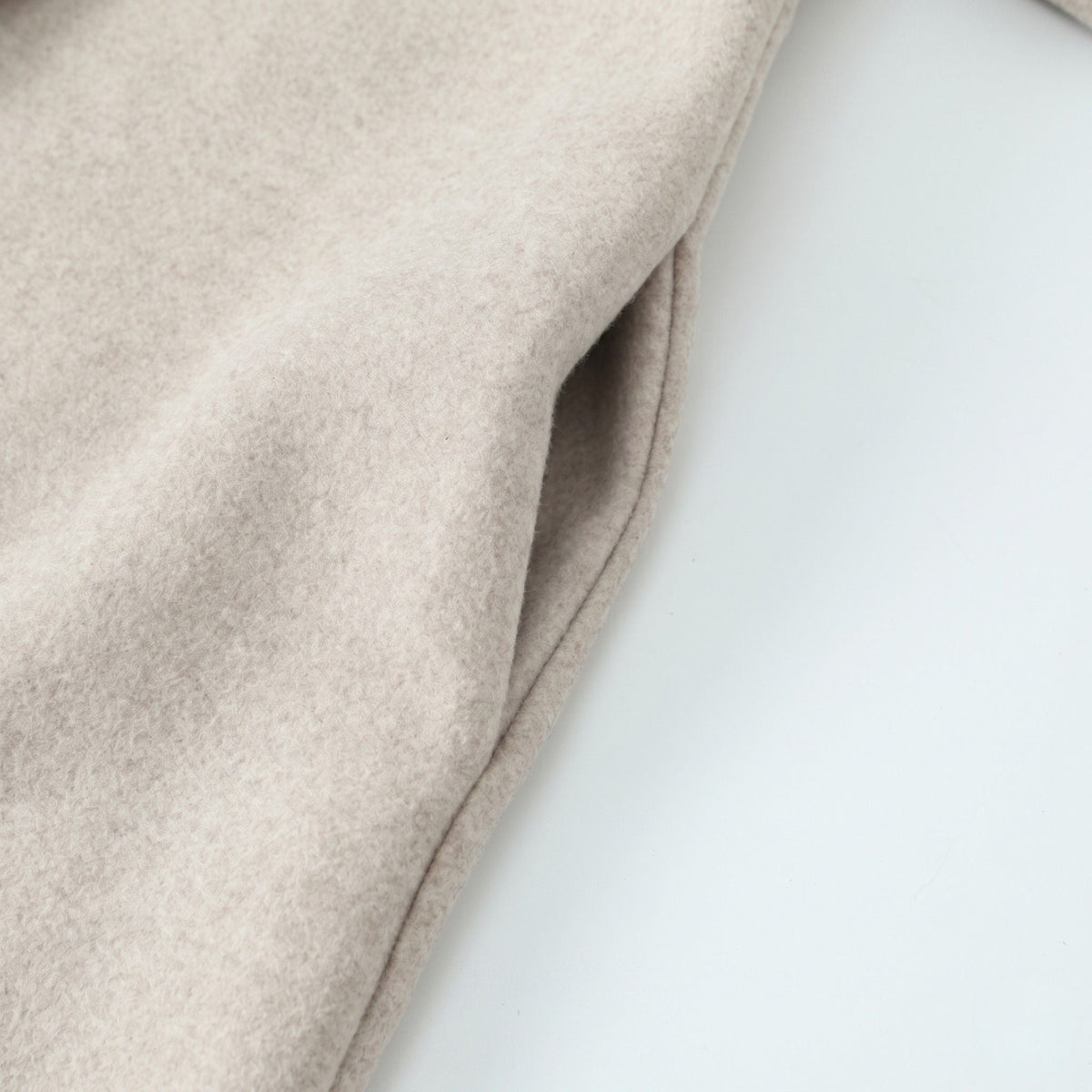 Hester | Relaxed Wool Blend Notch Lapel Long Coat