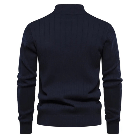 Louie | Men's Quarter Zip Long Sleeve Sweater