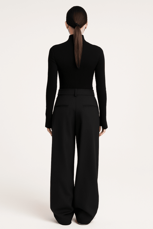 Asymmetrical Relaxed Fit Pants
