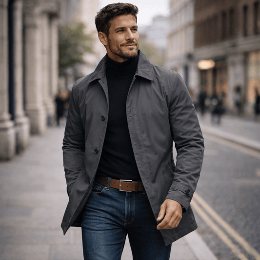 Axton | Tailored All-Weather Men's Overcoat