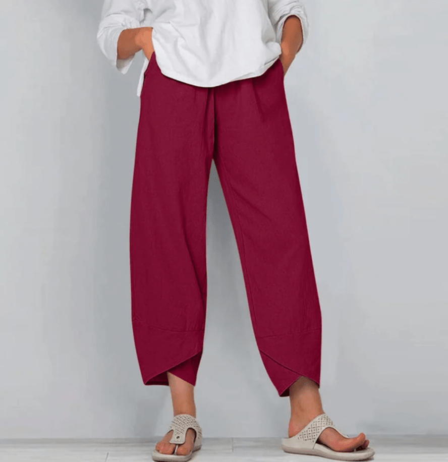 Beatrice Moreau | Women's Relaxed Linen Blend Pants