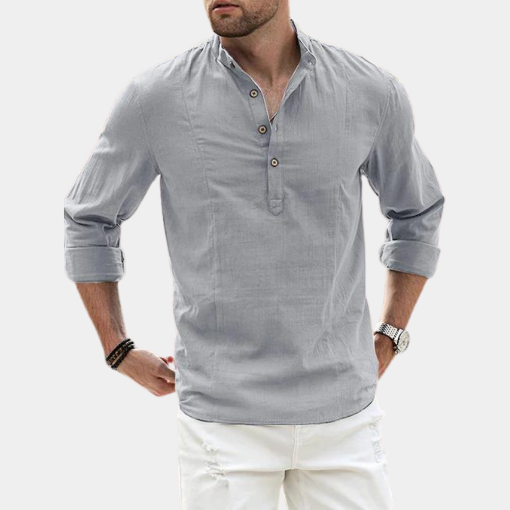 Benjamin | Men's Long Sleeve Casual Shirt