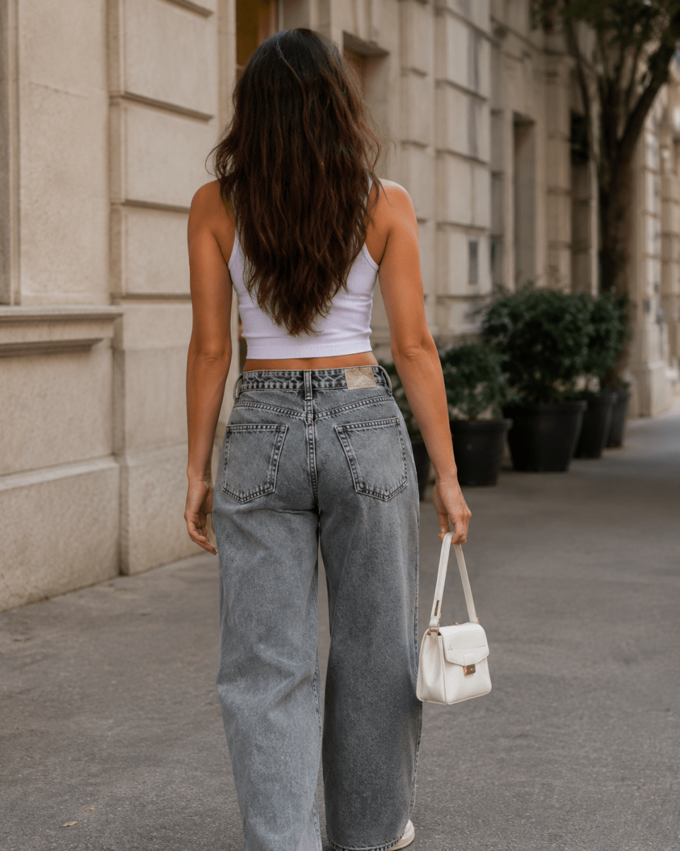 Hadley | Low Rise Wide Leg Jeans