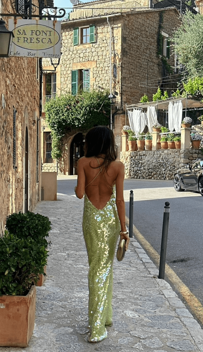 Lacey | Women's All-Over Sequin Maxi Dress