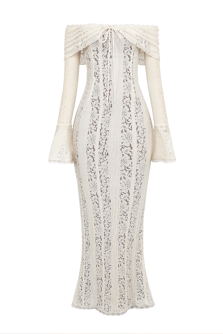 Sarai | Women's Off-Shoulder Lace Maxi Dress