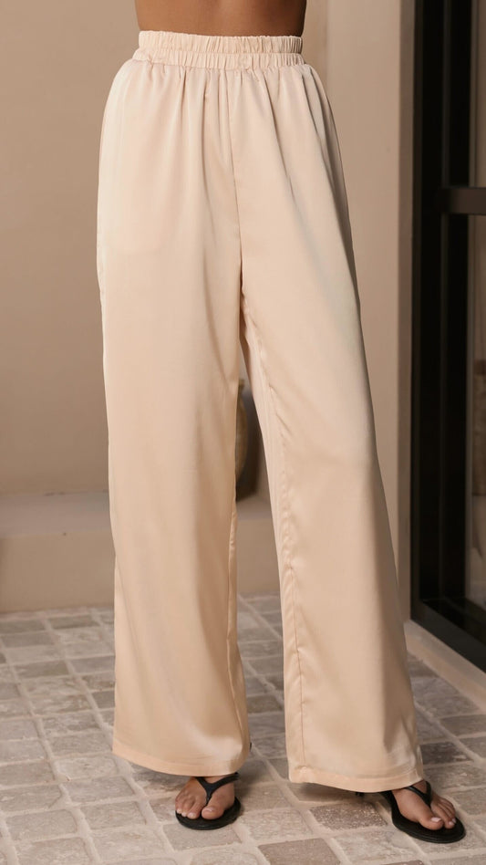 Tova | Women's Elasticated Wide Leg Pants