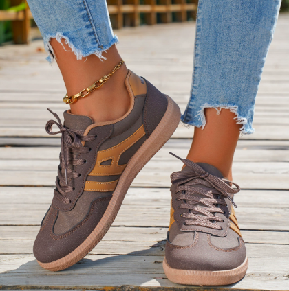 Loravelle | Orthopedic Suede Women's Casual Sneakers with Iconic Style
