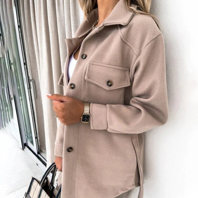 Marissa | Women's Oversized Button-Down Shirt Jacket