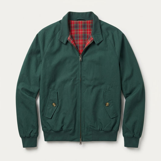 Rex | Men's Full Zip Blouson Jacket with Pockets