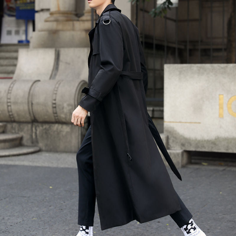 Knox | Men's Double-Breasted Long Trench Coat