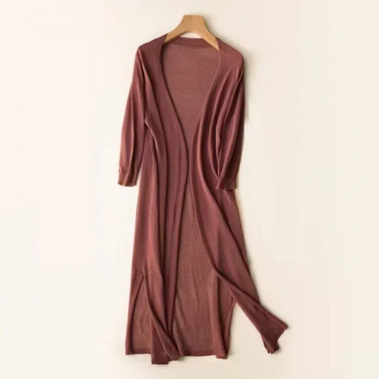 Laura | Women's Long Open Front Cardigan