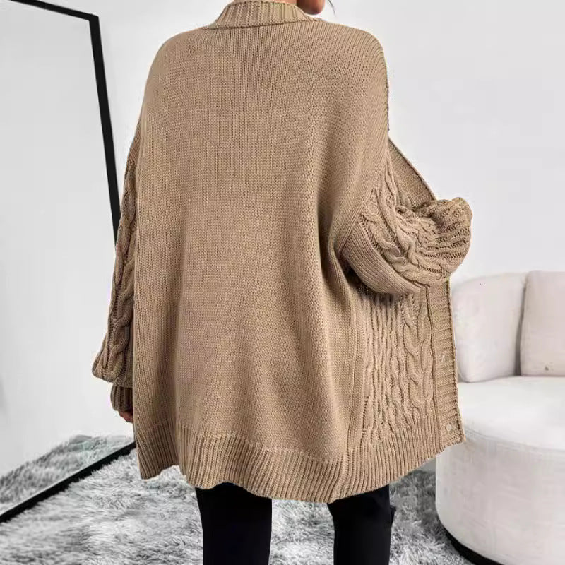 Monica | Women's Oversized Cable Knit Cardigan