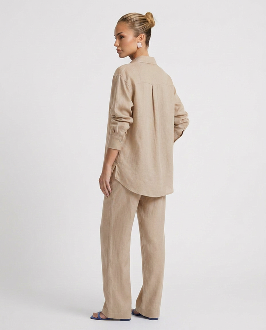 Sophie Laurent | Women's Relaxed Linen Lounge Set