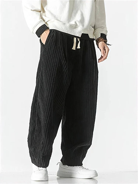 Callum | Relaxed Fit Refined Corduroy Trousers