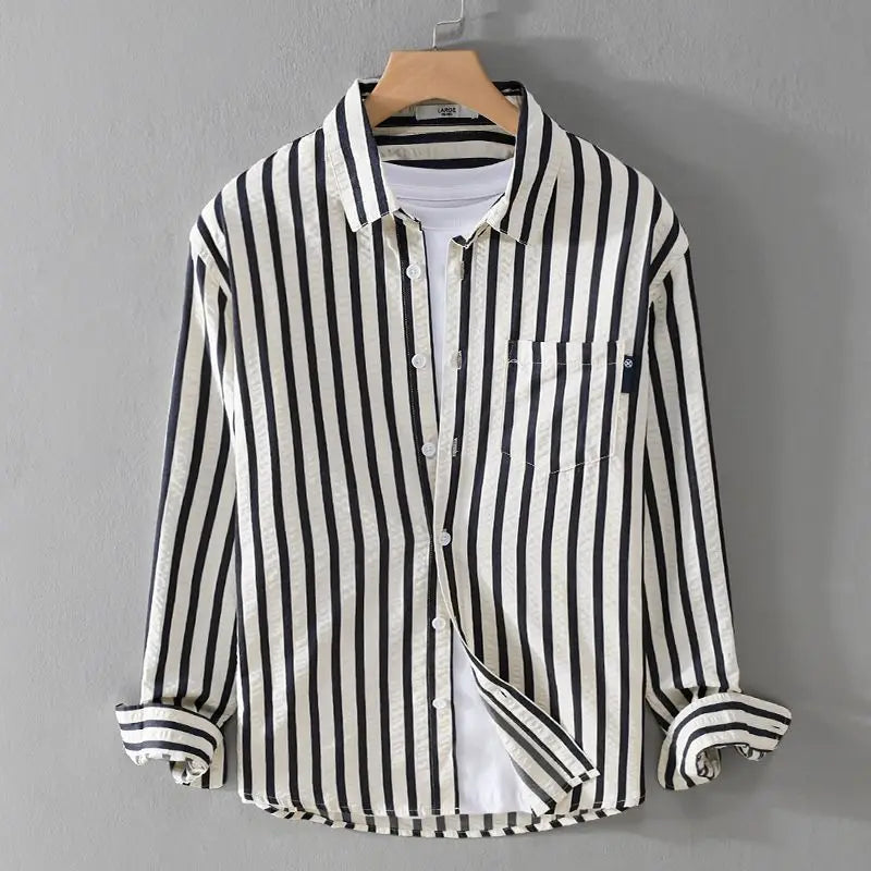 Niels | Striped Button-Down Shirt