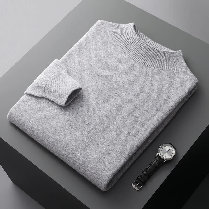 Louie | Men's Mock Neck Sweater