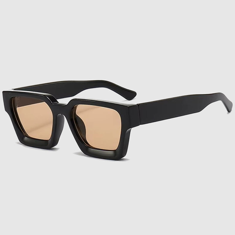 Square-Style Sunglasses with Tinted Lenses