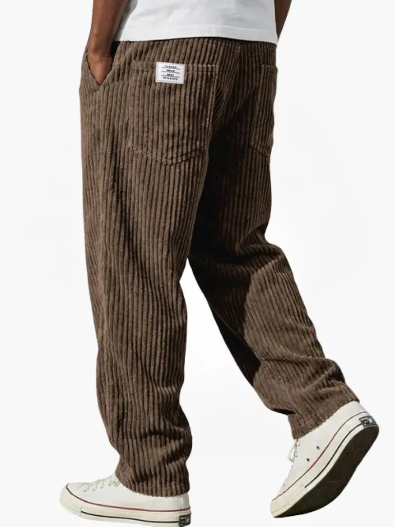 Emery | Relaxed Fit Sophisticated Corduroy Trousers