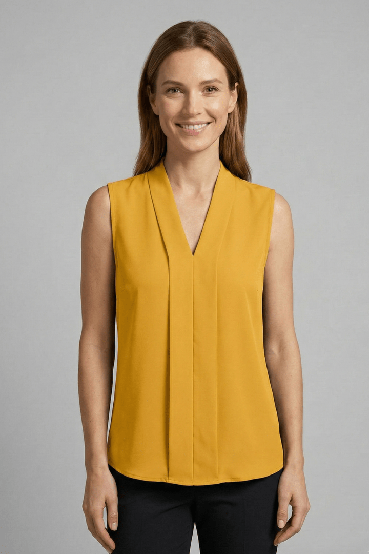 Blythe | Women's V-Neck Sleeveless Blouse