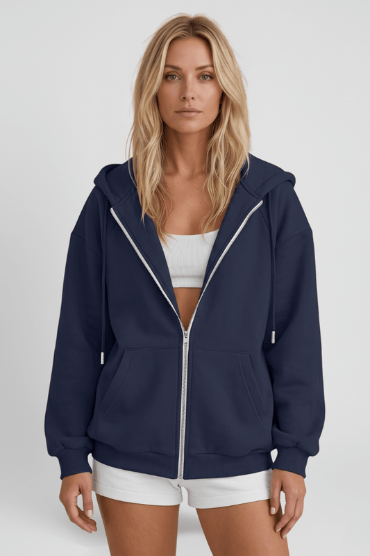 Storm | Women's Hooded Asymmetric Zip Jacket