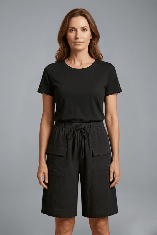 Darcie | Relaxed Cargo Drawstring Shorts Women