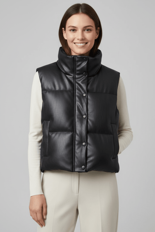 Arlo | Women's Sleeveless Zip Closure Gilet Jacket