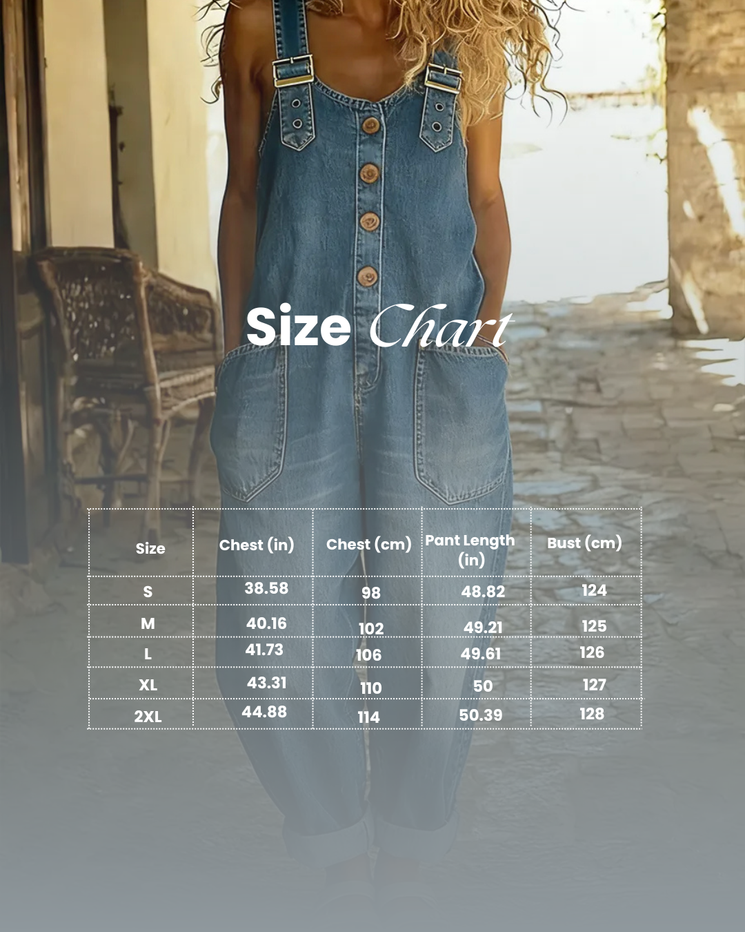 Vesper | Wide Leg Denim Overalls Jumpsuit