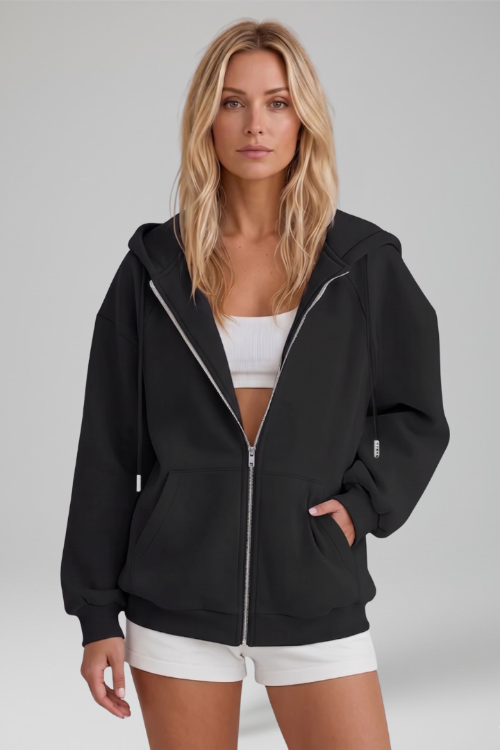 Storm | Women's Hooded Asymmetric Zip Jacket