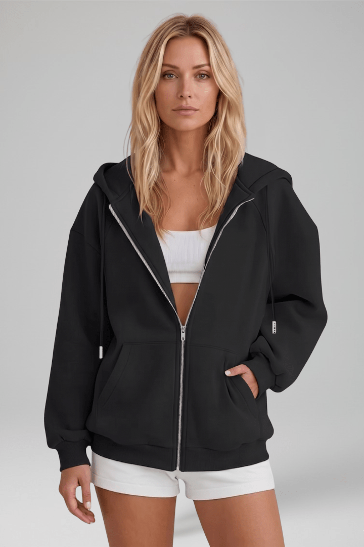 Storm | Women's Hooded Asymmetric Zip Jacket