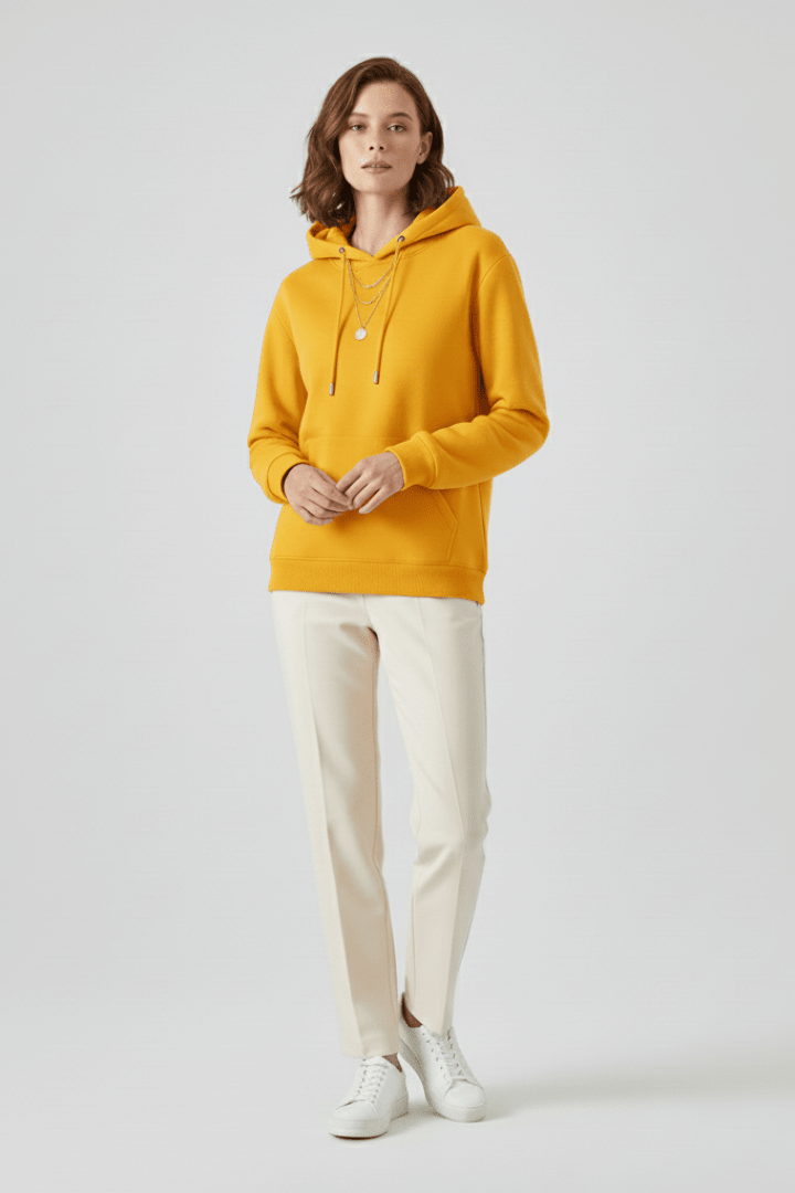Harper | Women's Sherpa Lined Ribbed Cuff Pullover Hoodie