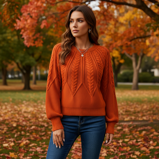 Aurora | Cable Knit Sweater