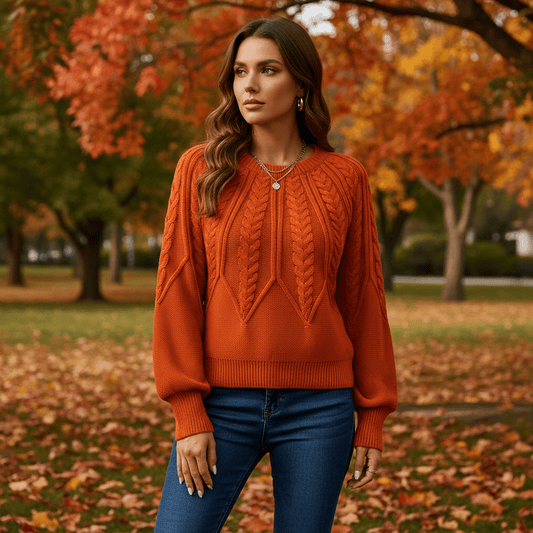 Aurora | Cable Knit Sweater