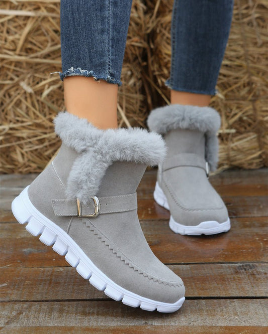 Sienna | Fur-Lined Waterproof Winter Ankle Boots