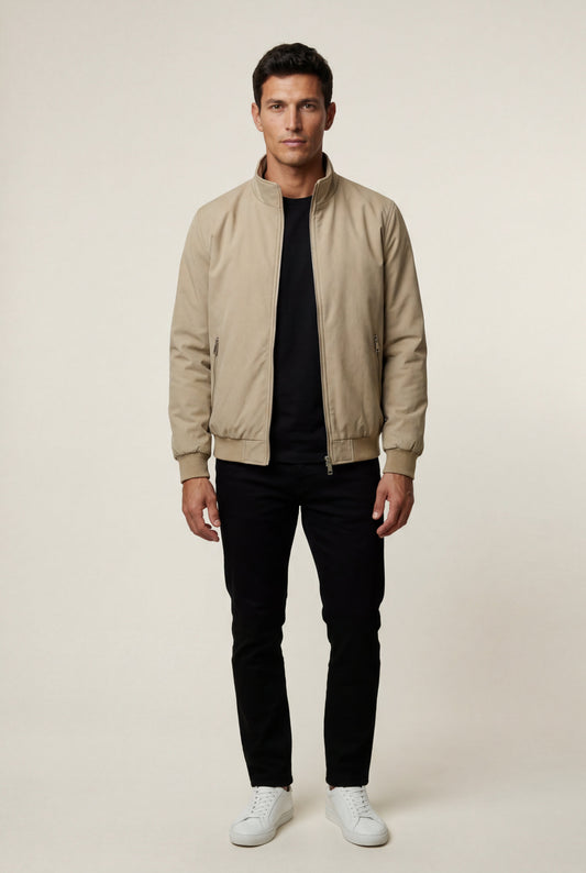 Jett | Men's Classic Bomber Jacket, Lightweight