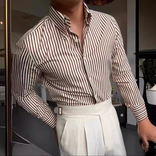 Tom | Stylish Striped Shirt for Men