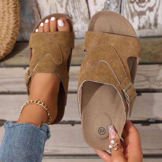 Lana | Ankle Strap Casual Flat Sandal