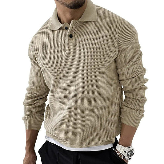 Demetrius | Men's Long Sleeve Polo Sweater
